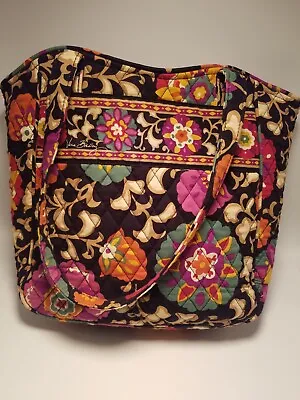 VERA BRADLEY Suzani Tote Purse Shoulder Double Strap Clean • $24.85