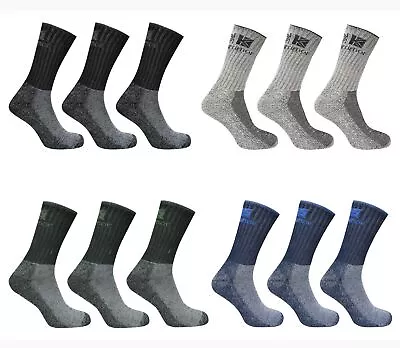 3 Pack Karrimor Lades/Mens Midweight Boot Socks Cushioned Warm Sizes 4-8 & 7-11 • £7.25