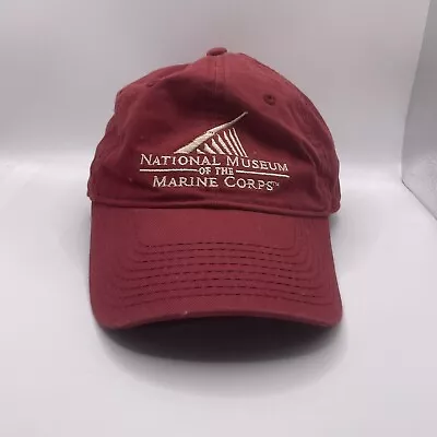 Champion National Museum Of The Marine Corps Hat Embroidered Red Adjustable  • $14.99