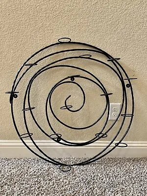 Pottery Barn Hanging Spiral Iron Votive Candle Holder Wall Art RETIRED (2 Avail) • $125.30