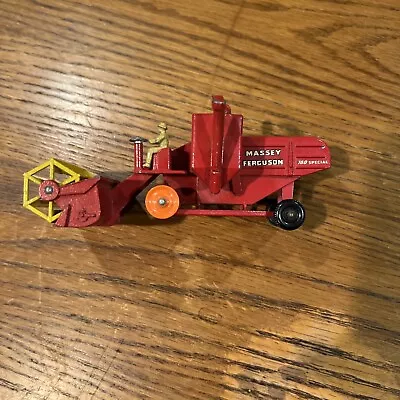 Vintage Die Cast Vintage Lesney Metal No. 5 Massey Ferguson 780 Special Combine • $10