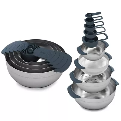 NEW Joseph Joseph Nest Steel 9pce Bowl Set Stainless Steel • $175