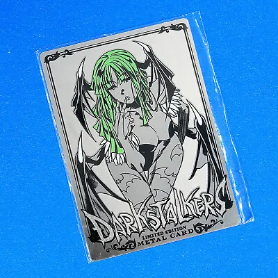 UDON Darkstalkers Morrigan Limited Edition Metal Card - Collectible Capcom • $249.99