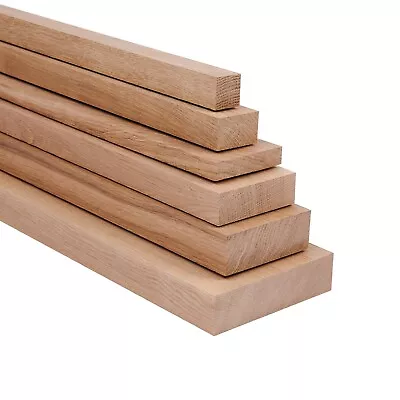 35mm PAR OAK Timber In Prime Grade Wood Planed All Round Cut To Size 1m Long • £14.72