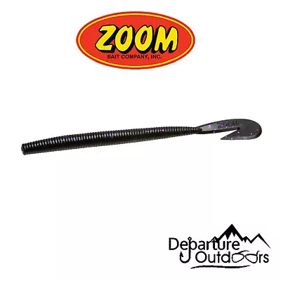 Zoom Ultra-Vibe Speed Worm 6 Inch 15 Pack Zoom Worm Soft Plastic Fishing Lure • $10.48