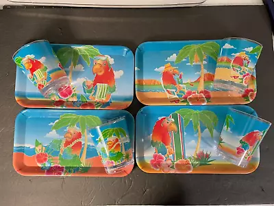 Parrot Head Cups &Trays Party Beach Tropical Palm Tree (Lot Of 30) • $24.99