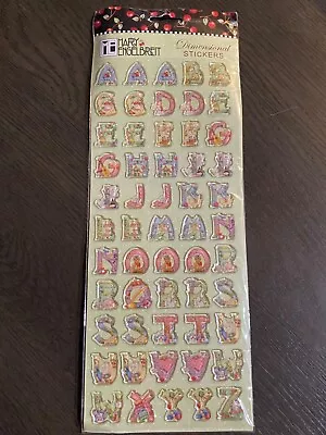 *RARE* MARY ENGELBREIT Alphabet Dimensional Stickers 31308 New Sealed VHTF • $29.95