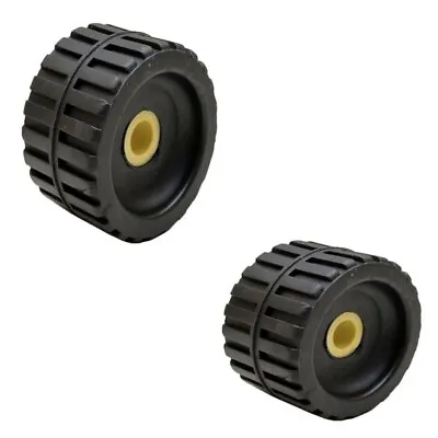 $32.90 • Buy Craton Boat Wobble Rollers RR50356 | 5 Inch Ribbed Rubber (Pair)