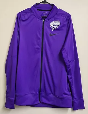 Hobart Hurricanes Nike Zip Up Jacket Size Medium Ladies Purple Pre-Owned • $99.95