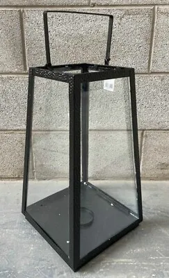 Habitat 50cm Metal Lantern Black Large Candle Gift Luxury Indoor Christmas  XMAS • £12.95