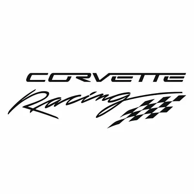 Corvette Racing Decal Sticker Vinyl Race Sports Car American Muscle • $8.99