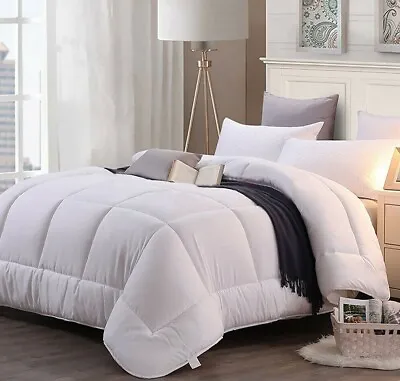 Luxury Anti-allergy Premium Microfibre Feels Silky Like Soft Down Duvet Quilt • £21.99