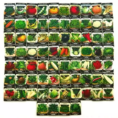 Set Of 74 Dolls House Miniature Seed Packets (SPMS) • £100