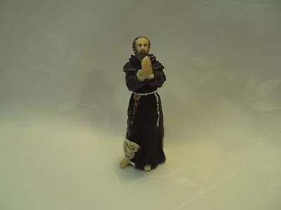 Vintage SAINT MONK FRIAR OR PRIEST PRAYING  SMALL STATUE #DH • $19.99