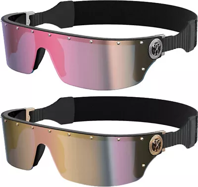 Moschino Women's Wraparound Sunglasses W/ Flash Lens - MOS049S • $74.99