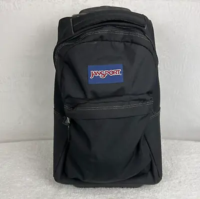 Jansport Luggage Suitcase 19'' Roller Bag Travel Backpack Superbreak Black THE9 • £38.53