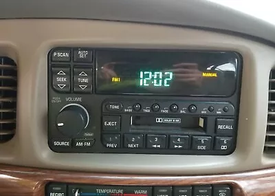 2001 Buick Lesabre AM FM Radio Stereo Cassette Tape Player USED. 09389364 • $49.99