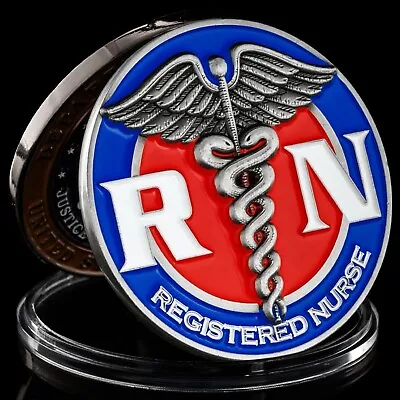 Registered Nurse RN Antique Silver Coin • $15.35
