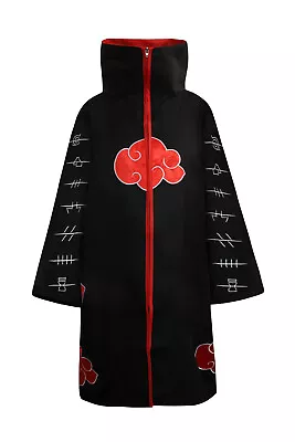 Naruto Akatsuki Robe Cloak Coat Anime Cosplay Costume For Halloween NEW Version • $19.99