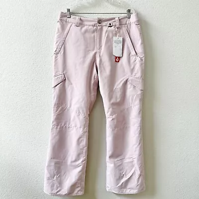 NEW Volcom Women's Bridger Insulated Snowboard Pants Size XL Hazey Pink • $89.99