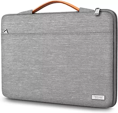 TECOOL 13.3 Inch Laptop Carry Case Sleeve Compatible With MacBook Air/Pro 13 14 • £22.83