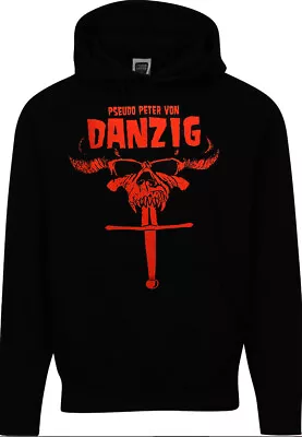 Danzig Pseudo Peter Von Heavy Metal Band HOODIES BLACK MEN's SIZES • $24.99