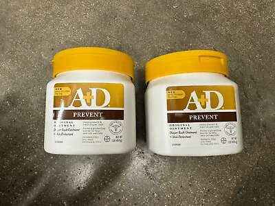 2 Pack A + D Prevent Original Ointment Diaper Rash Skin Protectant 16oz 02/2025 • $29.89