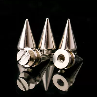 10*20mm Metal Studs Rivet Bullet Spike Cone Screw For  Shoes Leathercraft DIY • $8.56