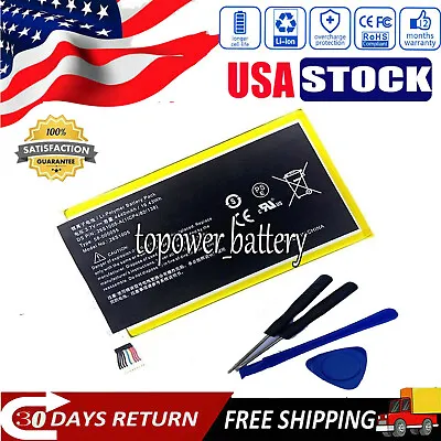 Battery For Amazon KC5 Kindle Fire HD 3rd 2013 P48WVB4 58-000055 S12-T2-D USA • $15.55