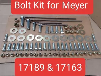 Meyer EZ Plus/MDII Mount Bolt Kit Snow Plow Ford 08-16 Superduty 4x4 17163 17189 • $125