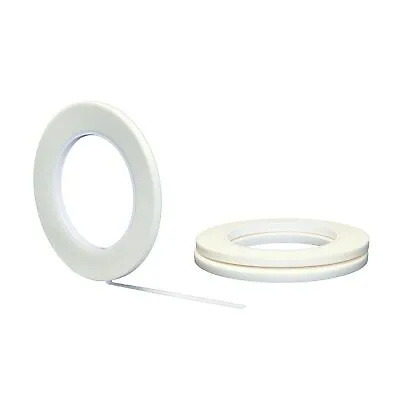 3 Pack 1/4  .25 Inch X 60yd (6mm X 55m) Thin STIKK White Painters Masking Tape • $8.97