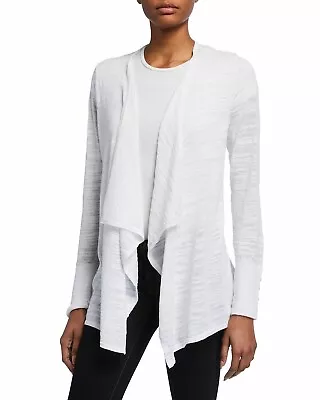 New Michael Michael Kors Drape Open Front Cardigan White Size Medium NWT • $28.99