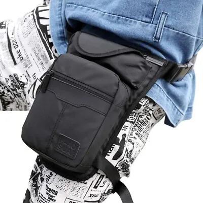 Men Military Tactical Drop Leg Bag Tool Thigh Pack Leg Rig Hiking Utility Pouch • $11.22