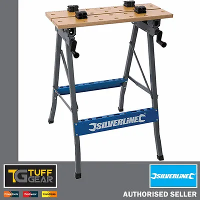 £38.90 • Buy Flip Top Work Bench Table Folding Workbench Workmate With Clamping Vice 150KG 