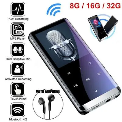 Bluetooth MP3 Player MP4 Media FM Radio Recorder HIFI Sport Music Speakers US • $33.72