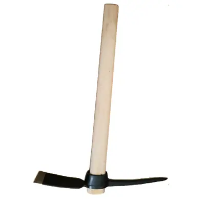 5lb MATTOCK PICKAXE BEECH WOOD SHAFT WOODEN HANDLE PICK AXE GARDEN DIGGING TOOL • £21.95