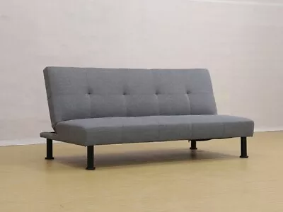 Modern Faux Leather Living Room Sofabed Foldable Futon Couch Sleeper Sofa Bed GY • $179.99