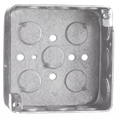 4 In. X 1-1/2 In. D 2-Gang Square Steel Electrical Box • $3.99