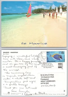 C26458  Belle Mare  Mauritius  Postcard 2005 Stamp • £1.69