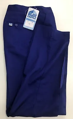 £9.99 • Buy Blue Castle Royal Blue Workwear Trousers *el1084