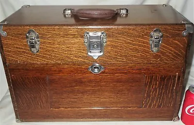 Antique Usa 7 Drawer H. Gerstner & Sons Wood Machinist Storage Box Tool Chest • $750