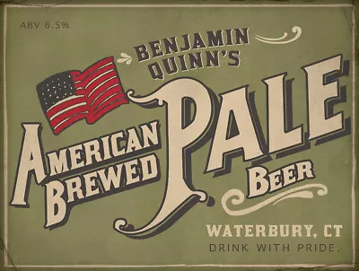 Vintage American Pale Beer Ad Reproduction Metal Sign FREE SHIPPING • $19.99