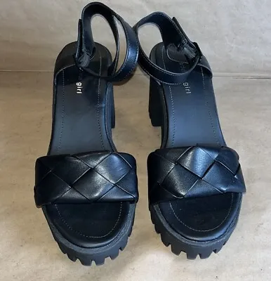Madden Girl  • Women’s G-Sense Black Platform Sandals • Size 11 • $27.47