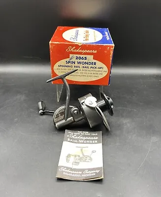 Vintage Shakespeare 2065 SPIN WONDER Model QL Spinning Reel With Box & Paperwork • $65