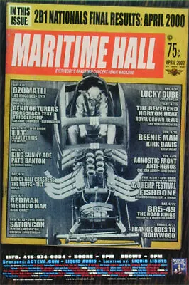 Lit Redman Method Man Satyricon Agnostic Front Fishbone Maritime Hall 420 Poster • $39.99