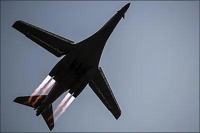 Poster Many Sizes; B-1B Lancer Bomber Al Udeid Air Base Qatar Combat Operatio • $160.11