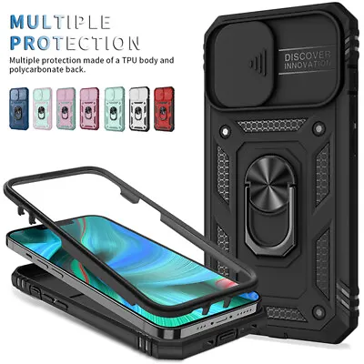 $12.89 • Buy For IPhone 14 13 12 11 Pro Max SE 8 7 XS Case Shockproof Rugged Ring Full Cover