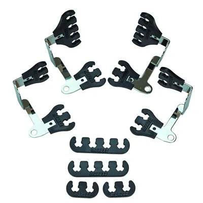 Moroso Spark Plug Wire Holder 72174; Super Loom 7-9mm V/C Mount Black For SBC • $36.99