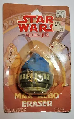 Star Wars Max Rebo Vintage Eraser 1983 • $14.99
