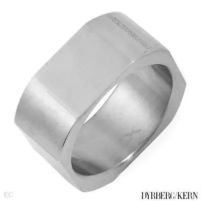 DYRBERG/KERN Of DENMARK! Ring Made Of Shiny Silver Finish Stainless Steel Sz 9 • $29.99